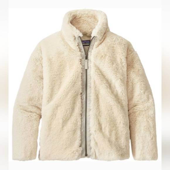 Patagonia Girl's Lunar Frost Jacket In Natural L/12
